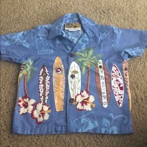 Hawaiian Kids Button Shirt